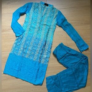 Agha Noor Embroidered Salwar Kameez